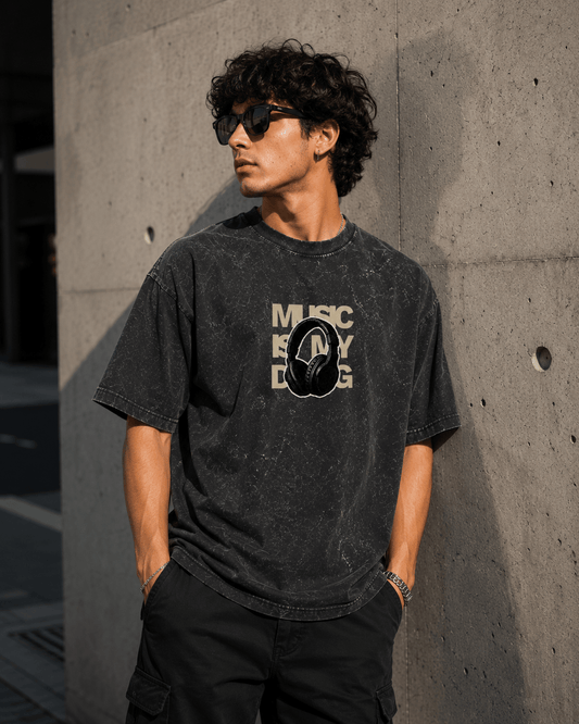 Unisex Acid Washed Oversized Tee