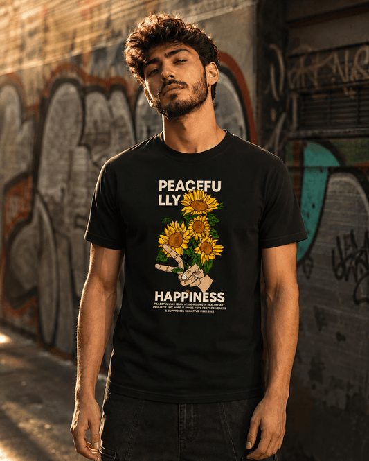 Peaceful Bloom Regular T-Shirt