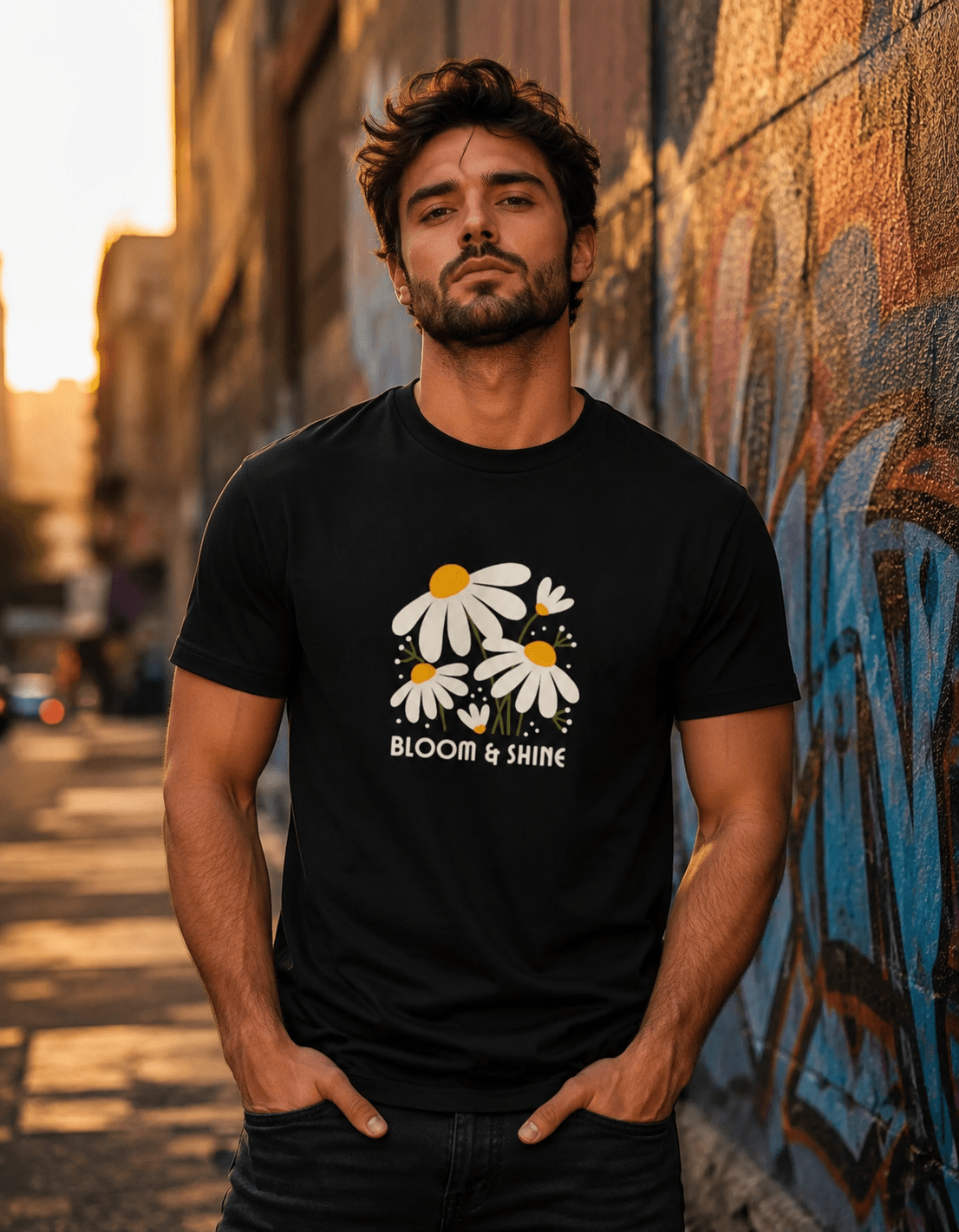 Bloom & Shine Daisy Floral T-Shirt
