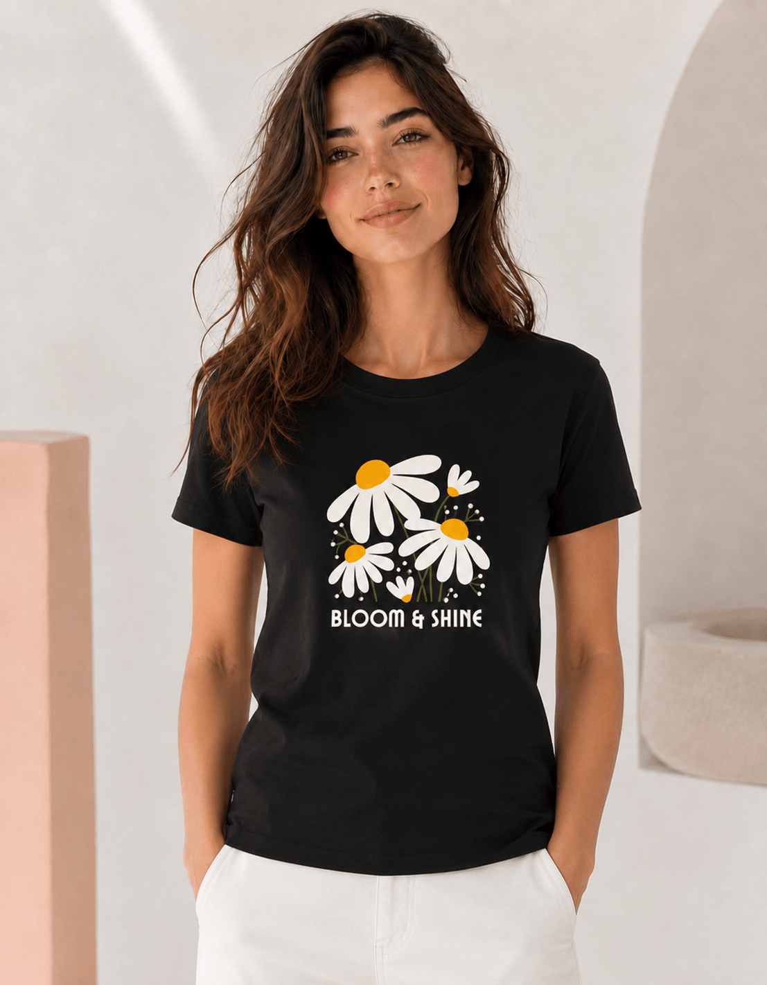 Bloom & Shine Daisy Floral T-Shirt